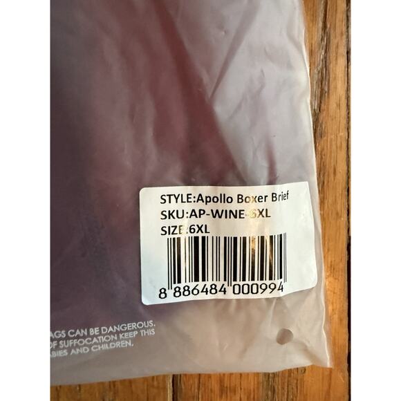 Comfort Republic bamboo Boxer Brief 6XL Lot Of 2 Wine And Spooky - Picture 3 of 10